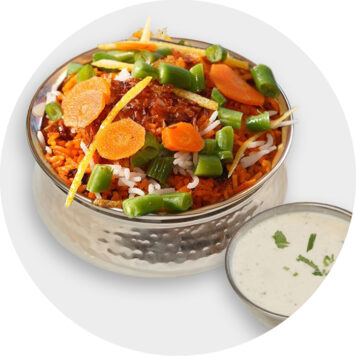 134. VEGETABLE BIRYANI