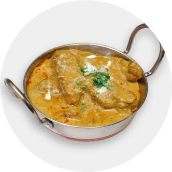 113. SALMON CURRY WITH EGGPLANT
