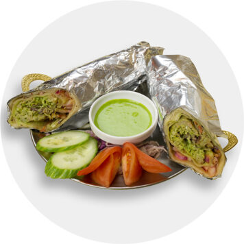 21. LITTLE INDIA WRAP WITH CHICKEN