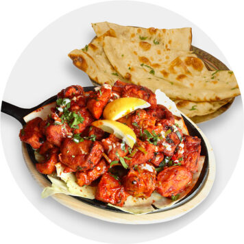 61. CHICKEN SIZZLER WITH NAAN
