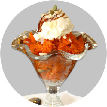 139. GAJAR HALWA WITH ICE-CREAM