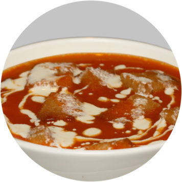 80. TOMATO SOUP WITH CHICKEN