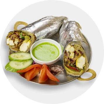 24. LITTLE INDIA WRAP WITH INDIAN CHEESE